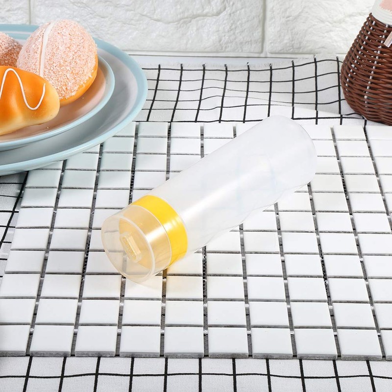 Alvinlite Squeeze Bottle, Reusable Condiment Dispenser Plastic 4 Holes Sauce