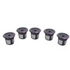 5pcs Household Refillable Coffee Capsule Cup with Spoon Fit for