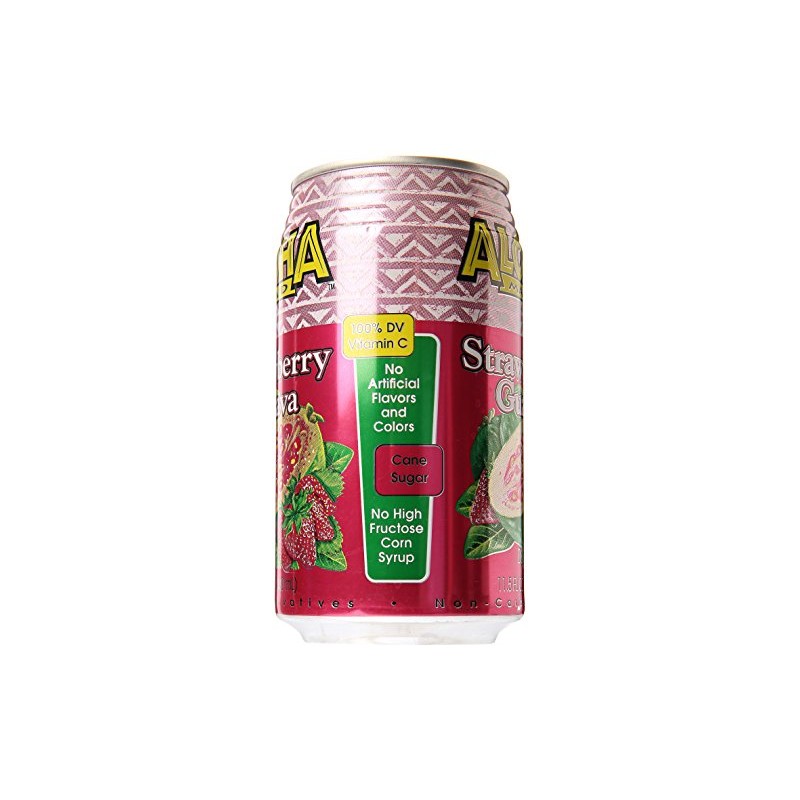 Aloha Maid Strawberry Guava Drink, 11.5 ounces (Pack of 12)