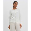 someday Damen Langarmshirt | KALMINA Slim Cardigan aus Jersey Milk,