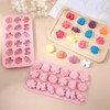 2 Pcs Flower Molds Silicone Candy Silicone Daisy Chocolate Bow