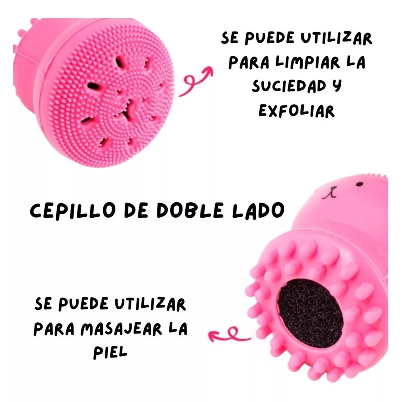 Universo en Linea Paquete 5 Cepillo Exfoliante Facial Suave Silicona
