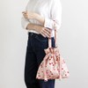 Kurahashi Rei Drawstring Tote Bag, Heart SKRF830