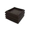 SoftTouch 4653395N Furniture Caster Cups Square for Carpet or Durable