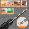8 Pack Woodworking Countersink Drill Bits Set 3in1, Heavy Duty