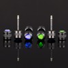 Pack of 4 Cubic Zirconia Screw Back Earrings Hypoallergenic for