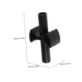 WOONEKY 12pcs Trampoline Enclosure Pole Gap Spacers Cross Shaped Durable Parts for Use Pressure Management Extends Trampoline Lifespan