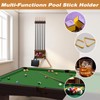 WHEARTED Pool Cue Holder Wall Mount, 2025 Upgrade Pool Stick