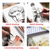 VNNOPG A4 Sketchbook 120 Pages/60 Pages Spiral Bound Drawing Pad