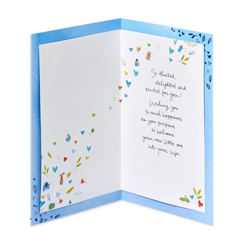 American Greetings Baby Shower Card for Boy (New Little One)