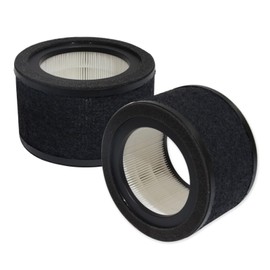 PUREBURG FLT4200 Replacement Filter Set Compatible with GermGuardian AC4200W AC4250B Air Purifier Filter L,2-Pack H13 HEPA + Activated Carbon Pre-Filter