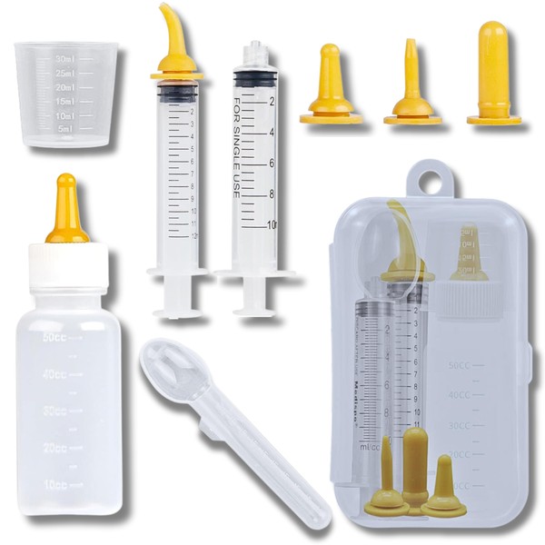 Kitten bottle, Kitten Nursing Bottle Syringes, Feeding Kit for Kittens