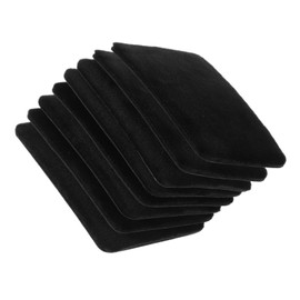 Healeved 8pcs Portable Powder Makeup Puff Ultra-thin Pu Replacement for Loose Face Applicators