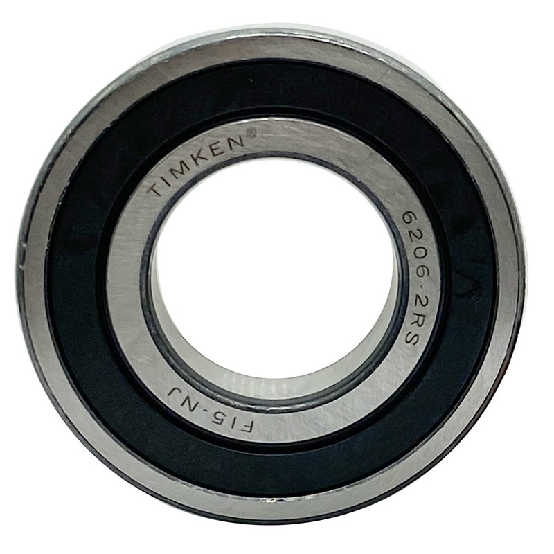 TIMKEN 6206-2RS 2PACK Double Rubber Seal Bearings 30x62x16mm, Pre-Lubricated and