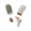 Vertbaudet Baby Rattle Set: Bracelets & Socks Babylon Beige