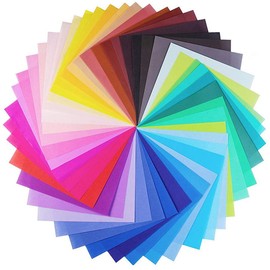 Meet-shop Origami Paper, Craft Folding Paper, 100 Sheets, 10 x 10 cm, Double-Sided Craft Paper, 10 Colours, High Quality Folding Sheets for Children, Art and DIY Craft Projects