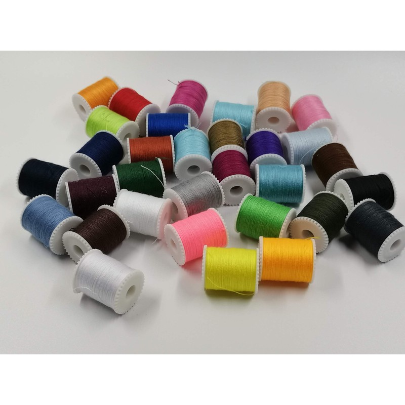 Sewing kit (64 Rolls) + Scissors + Ruler + Needle,