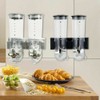 PanDair Cereal Dispenser Wall Mounted,Food Dispensers 2 Pcs Wall Mount