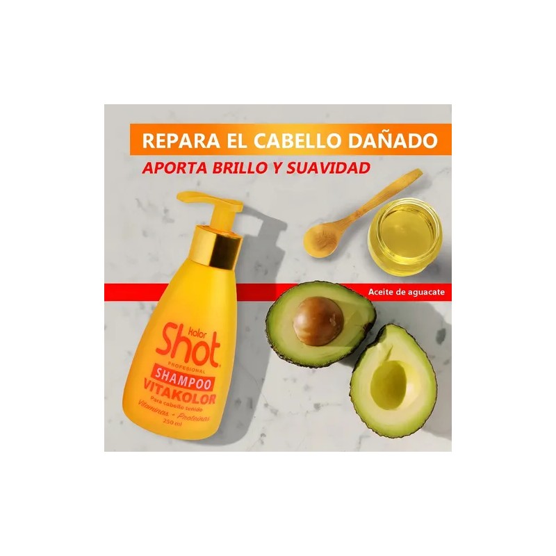 Shampoo Vitakolor Cabello Teñido Kolor Shot 250 Ml