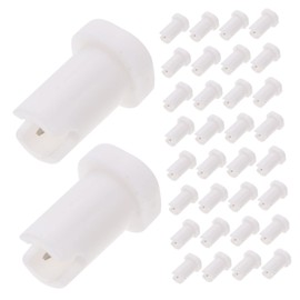 Ipetboom 100pcs Lash Bottles Needle Tips Eyelash Extension Anti Blocking Needle Bottle Replacements for Lash Extension Supplies