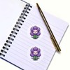 Azeeda 24 x 'Cute Iris Flower' Stickers - for Crafts,