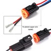 Laisomeke - Conector de cable impermeable de 3 pines, enchufe