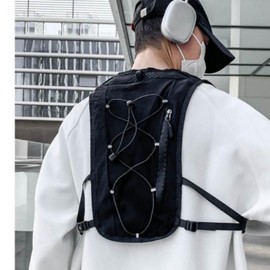 Ultralight Trail Running Vest for Marathon Hiking Small Black