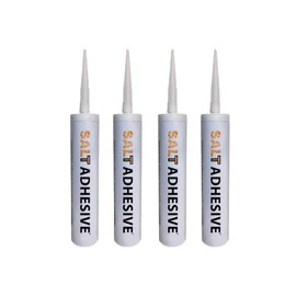 Himalayan Salt Glue 4 Pack Adhesive for Joining Himalayan Salt Bricks, The Perfect Sealant to Join Salt Tiles and Salt Blocks for Wall, Strong bonding Adhesive for Joining Plastic metrials Products