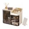 DASITON Makeup Organizer for Vanity,Large Capacity Makeup Storage Organizer with