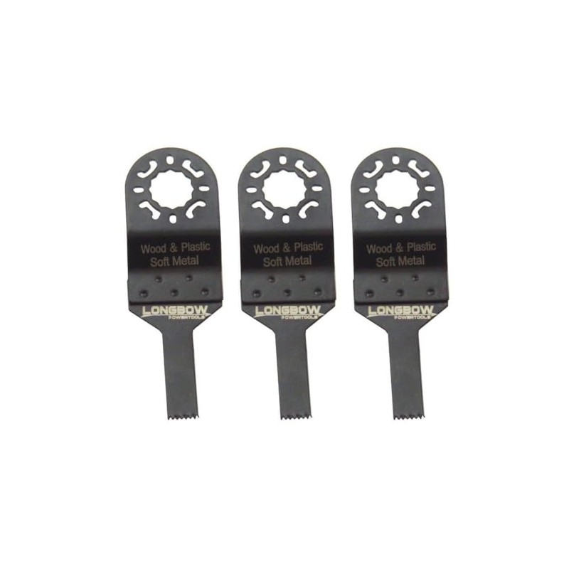 Longbow 3 Pack of 10mm Multi Tool Saw Blades Made