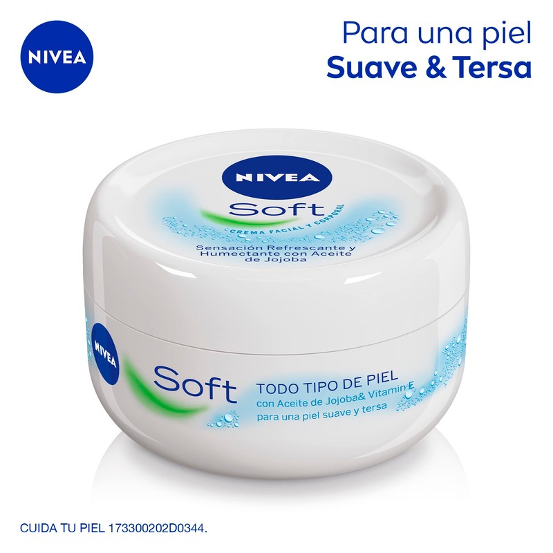 Nivea Crema Corporal Humectante Soft Tarro, 200ml