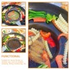 Happyyami Frying Concave Pan Stainless Steel Griddle Concave Discada Disc