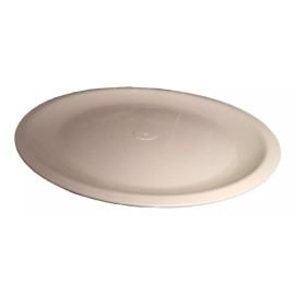 Boris 30 Platos Taqueros Redondos Plástico 400ml Vajilla Económico