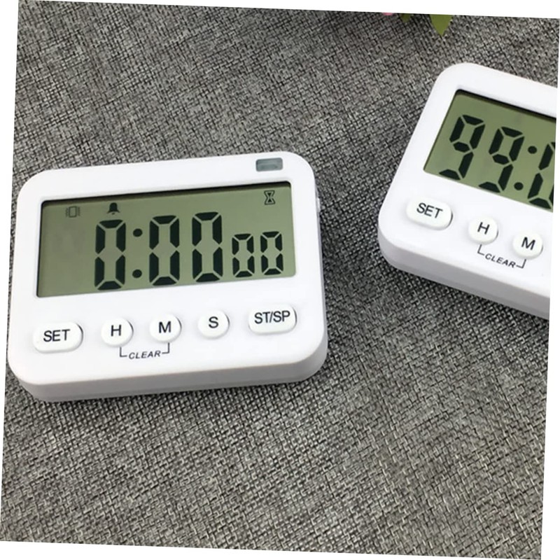 COLLBATH LED Display Kitchen Timer with Vibration Alarm Large Screen