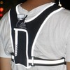 Reflective Slim Running Vest with Storage Pockets (One Piece, Two Styles) Black