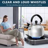 Whistling Tea Kettle for Stove Top, 2L Stainless Steel Teapot