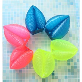 Adult's New Inflatable Cartoon Triangular Arm Float LF2814 Free Size / Free Size Fluorescent Pink Arm Ring (Pair) 20ea