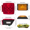 fouwick LED Trailer Light Kit,License plate light, 12V,IP67 Waterproof for