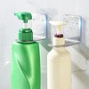 3 Pcs Soap Bottles Dispenser Holder Stainless Steel Silver Wall