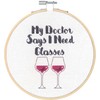 Dimensions 72-76190 Need Glasses Counted Cross Stich Kit, 14 White