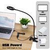 LuxLumin LED Desk Lamp with Clamp for Video Conference Lighting,