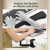 JOY worker Upgraded Clamp-on Adjustable Armrest, Above/Below Table Extension Platform