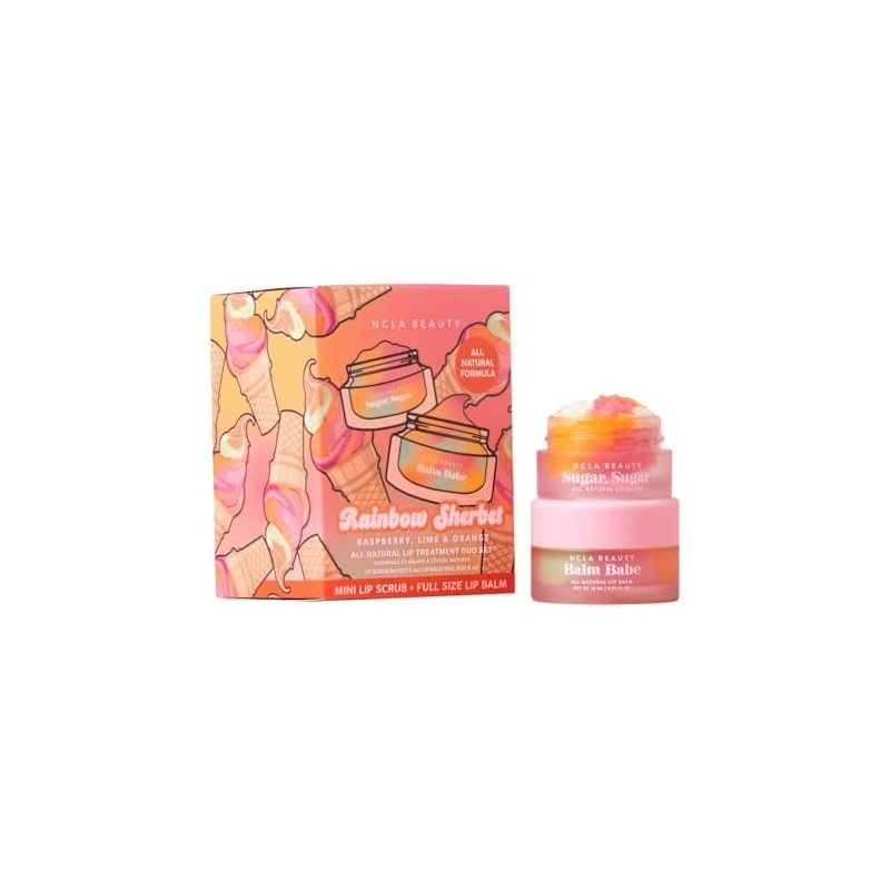 NCLA Beauty Set de Cuidado Labial - Exfoliante y Bálsamo