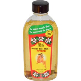 Coconut Oil Jasmine (Pitate) Monoi Tiare Cosmetics 4 oz Oil