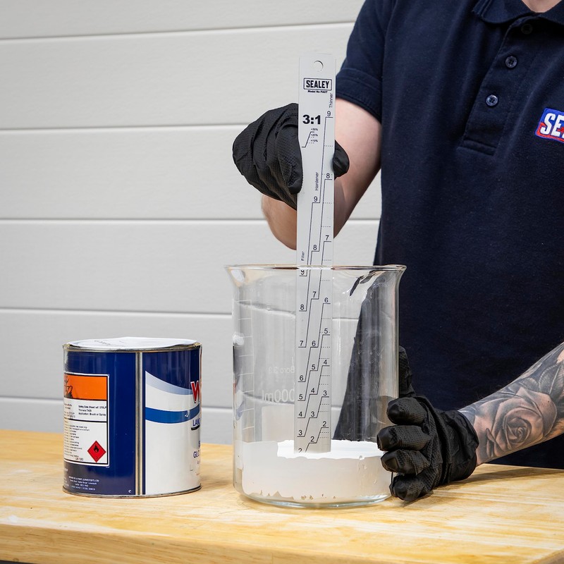 Sealey Paint Measuring Stick, Aluminium, 1:1/3:1 - PA07