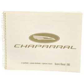 Chaparral Boats Owners Manual | 2002 SS Sportboats Sunesta Signature