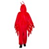 Rubies Lobster Comfywear Hooded Jumpsuit for Kids, Unisex S/M