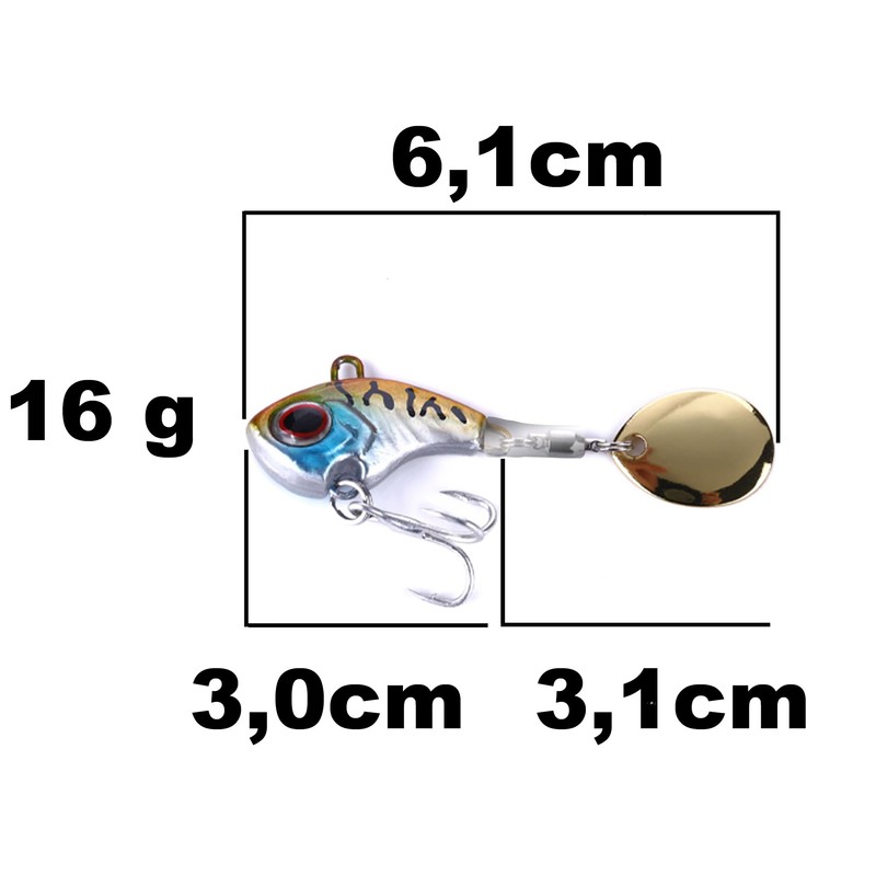 Njord Kalastus Jig Spinner Set Chatterbait Artificial Bait Crankbait Spinner