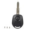 KSTE 2 Buttons Black Remote Key Case Fits for SsangYong