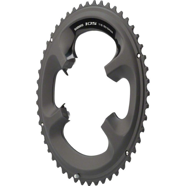 Shimano 105 5800-L 50T 130mm BCD 11-Speed Road Bike Chainring For 50/34t Black
